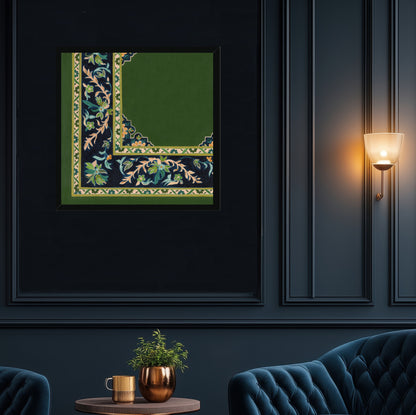 Decorative Pattern - 1 Framed Canvas - Square