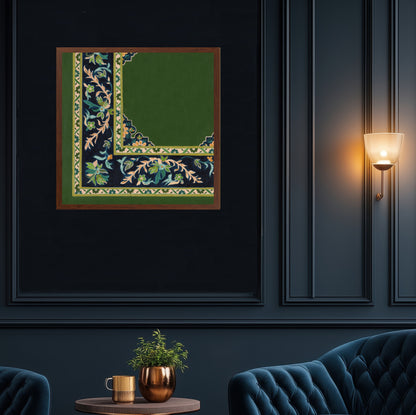 Decorative Pattern - 1 Framed Canvas - Square