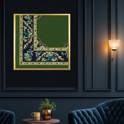 Decorative Pattern - 1 Framed Canvas - Square